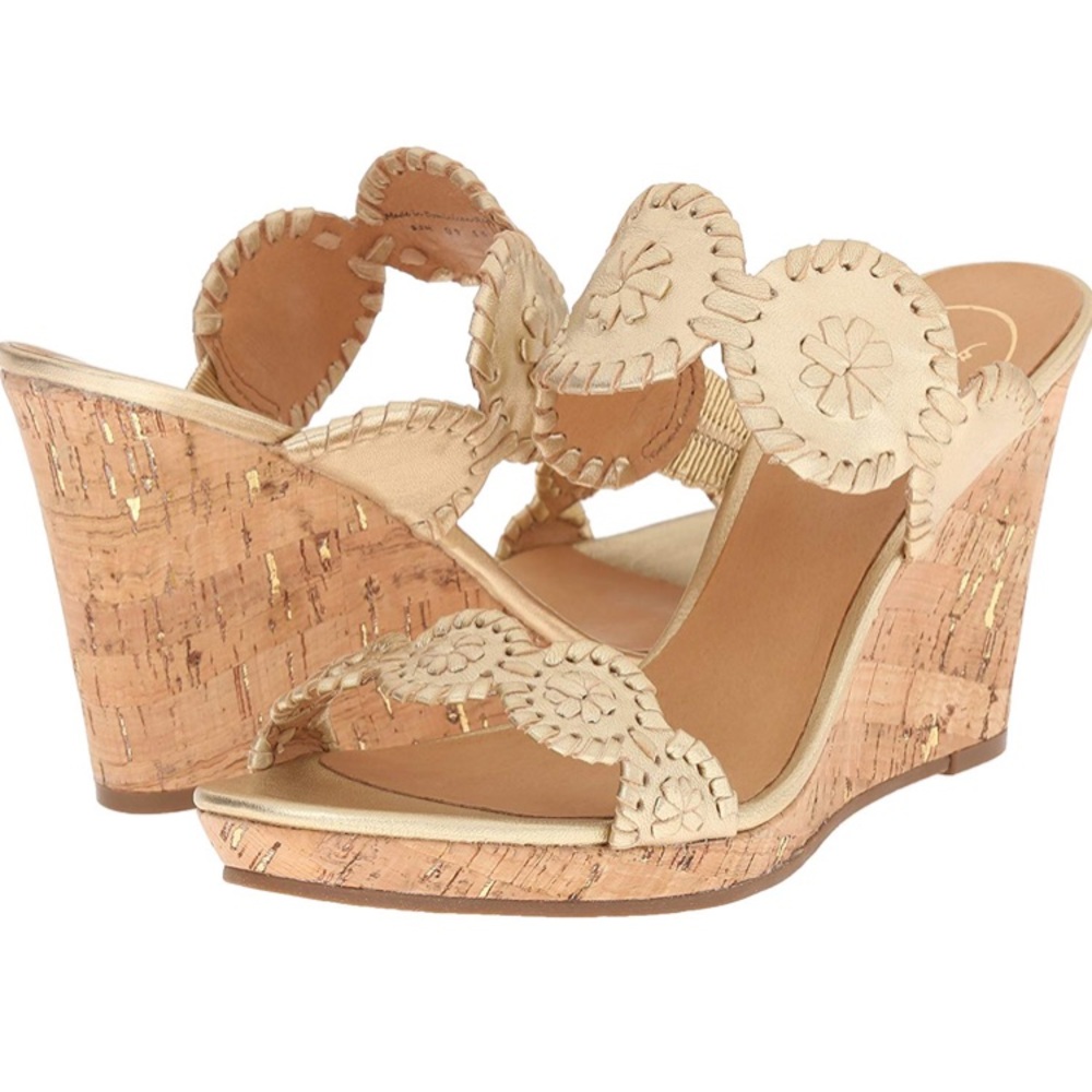 Jack Rogers RARE 11 (Women’s) Luccia Wedge Sandals